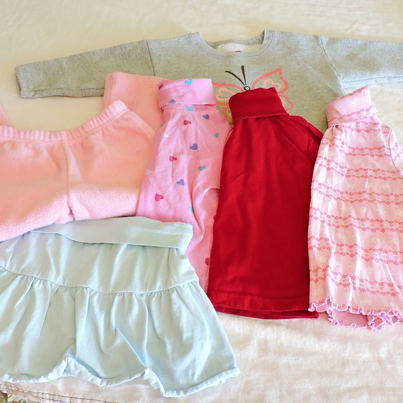 Hanes, WonderKids, ToughSkins, Steve & Barry Other - 6 Items ... Bundled Little Girl Items  ... size 2T